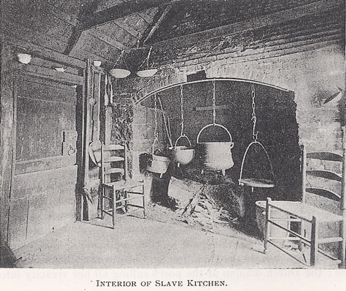 Interior of slave kitchen