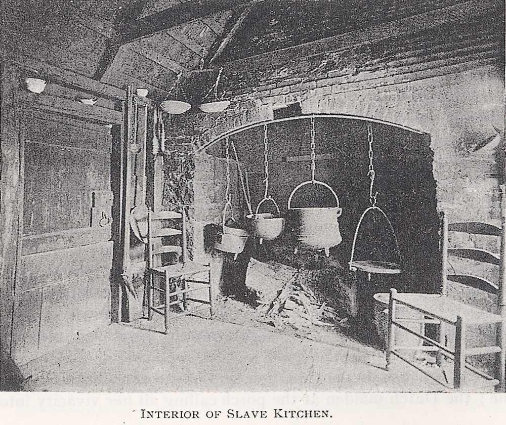 Interior of slave kitchen
