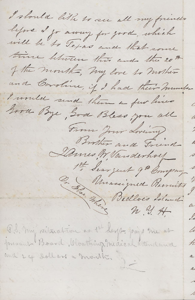 Letter by James W. Vanderhoef, December 2, 1866, page 4