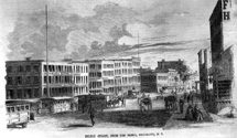 illustration of Fulton Street, from the ferry, Brooklyn, N.Y.