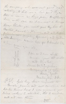 Letter by James W. Vanderhoef, May 1, 1861 page 4