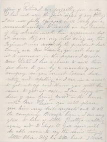 letter by James Vanderhoef, May 10, 1861, page 2