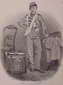 portrait of Clarence D. McKenzie, drummer boy