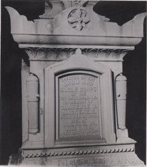 photo of inscription on Clarence D. McKenzie Monument, Green-Wood Cemetery