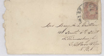 envelope of James W. Vanderhoef letter