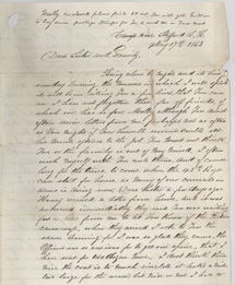 Letter by James W. Vanderhoef, May 17, 1863