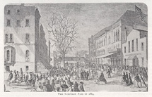 illustration of the Sanitary Fair in 1864