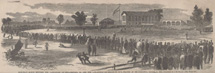illustration of Brooklyn Atlantics baseball match