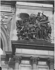 photo of MacMonnies's Union Army Sculpture