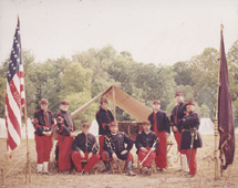 photo of Civil War reenactors