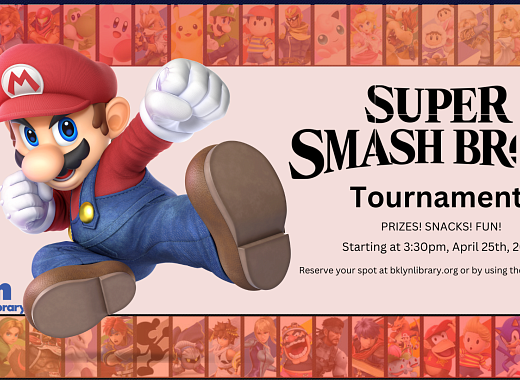 Super Smash Bros. Tournament Event Flyer