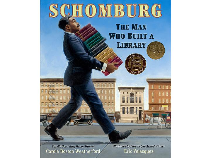 Cover Art by Eric Velasquez. Schomburg: The Man Who Built A Library